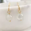 Boucles d'oreilles pendantes pour femmes, mode coréenne classique élégante, cristal exquis opale, goutte d'eau, bijoux de mariage, 2024