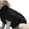 Dog Apparel Cute Pet Sweater Fashion Autumn And Winter Clothes Solid Color Twist Knitted Warm Clothing Comfortable.