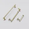 Brushed Golden Bathroom Accessories Hardware Set Toilet Paper Holder With Hooks 40cm Bathroom Towel Rack Nail Installation Shelf 240312