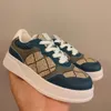 designer kinderschoenen peuter sneaker baby meisjes jongens platte lederen trainers kind jeugd zuigelingen eerste wandelaars schoen