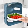 Kitchen Storage Folding Side Dish Tray Creative Home Fruit And Vegetable Arrangement Preparation Multi-function Rack