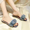 Slippers Slipper Flats Vrouwen Kristal Casual Gezellige Sandalen Schoenen Strand Outdoor Slippers 2024 Jurk Wandelen Slingabck Slides Femme