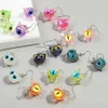 Dangle Kroonluchter 3 paar/set Monsters Kat Oogbollen Acryl Hanger Oorbellen voor Vrouwen Meisjes Leuke Kleurrijke Cartoon 3D Uil Ogen Oorbel Sieraden Sets 24316