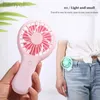 Electric Fans 1PC Mini Pocket and Handheld Fan USB RECHARGEABLE PORTABLE och Ultra-Quiet Fan For Student Office Travel Small Air Cooling Fans 240316