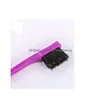 Brosses à cheveux Beauté Double Face Bord Contrôle Peigne À Cheveux Brosse De Coiffage Nouveaux Outils De Maquillage De Couleur Aléatoire9688595 Livraison Directe Produits Capillaires Dhytv