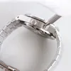 Relógios de 41 mm de resenhas de reses mecânicos automáticos de aço inoxidável de vidro à prova d'água