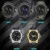 Other Watches SANDA Top Luxury es Men Military Army Mens Waterproof Sport Wrist Dual Display Male Relogio Masculino Y240316