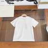 T-shirt per ragazzi di lusso T-shirt con stampa modello arcobaleno Taglia 100-160 CM abiti firmati per bambini T-shirt a maniche corte per ragazze di alta qualità 24Mar