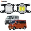 2x LED-dimlampan för daihatsu atrai (S700) 3BD-S710V 2022 2023 Frontbil dimma körbelysning med lins DRL 30W 12V vit / gul