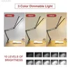 Candeeiros de mesa NEWACALOX EU / US 12V Reading Desk Lamp com 160Pcs Luzes LED 24W Luz interna Braçadeira de mesa Luz dobrável para escritório / estudo / trabalho YQ240316