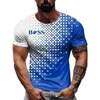 Camicie casual da uomo 2023 T-shirt da uomo corta Sle Polka Dots T-shirt con stampa Mens Top Brand New Brand T-shirt da uomo 3D Short Sle OversizeC24315
