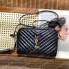 Дизайнерские сумки LOU CAMERA BAG ИЗ СТЕГАНОЙ КОЖИ Роскошные сумки с регулируемым кожаным ремнем Сумка через плечо Crossbody Bas Women Storages 10A высшего качества