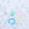 Backs Earrings Without Ear Hole Resin Acrylic Beaded Candy Color Fashion Jewelry Cartilage Clip Bone Flower