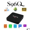 Android TV Box S96QスマートテレビボックスAndroid 10.0 Box H313 2.4G 5G WIFI 2GB 16GB 4KセットトップPK X96 X96Qドロップ配信エレクトロニクスサテルDHM4Y