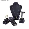 Wedding Jewelry Sets Womens exquisite jewelry set fashionable necklace white stone jewelry accessories wedding gifts Q240316