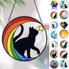 Decorative Figurines High-quality Pet Pendant Dog Suncatcher Bright Color Fade-resistant Loss Ornament For Lovers Meaningful Supplies