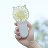 Mobiltelefoninnehavare fan USB laddningsbar mini hand fan bättre sommargåva för familj mini handhållen fan mini air cooler fans