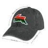 Berets South Sydney Rabbitohs - Cardinal Myrtle Branco Cowboy Chapéu Luxo Homem Pesca Vintage para Homens Mulheres