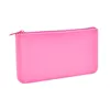 Cosmetic Bags Zipper Silicone Makeup Lipstick Bag Money Korean Style Solid Color Card Holder Simple ID Case