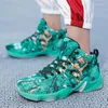 Basketball Shoes Running Men's High Top Sneakers Graffiti Leisure