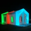 Tenda gonfiabile per feste all'aperto da 10mLx8mWx4mH (33x26x13.2ft) con luci a LED, grande tendone pubblicitario, gazebo pubblicitario per eventi commerciali, mostre, matrimoni