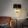 Wall Lamp Modern Light Living Room Bedroom Nordic Crystal Bedside Hallway Corridor Aisle Household Indoor Decor Lighting