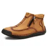 Toppkvalitet Nya skor för mens sneakers Men's Boots 2024 Nya modemän Ankelstövlar utomhusvattentäta män Plattform Stövlar Läder Casual Shoes Designer