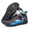 Fietsschoenen Motorlaarzen Heren Casual Ultrafijne Vezel Rijsport Racing Sneakers