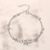 Charme Pulseiras Estilo Coreano Sterling Silver 925 Pulseira Doce Estrela Beads Dupla Camada Acessórios de Mão Mulheres Meninas