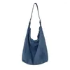 Sacs à bandoulière Fashion Bucket Tote Bag Denim Sac à main Messenger Grande capacité Casual Shopping