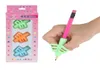 Pen Grips Twofinger silicone Threecolor mixing Student stationery writing posture corrector Pencil cover love writing Twofinger5008820