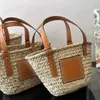 Straw Beach Handbags Designer Large Shopping Bags Summer Woven Vacation Travel Unisex Large Capacity Bag Totes 20cm 25cm 28cm