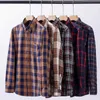 Men's Casual Shirts Spring and Autumn New Mens Shirts Business Casual Plaid Shirts Young and Middle-aged Fashion Trend Loose Daily Mens ClothingC24315