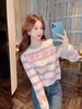 Women's Sweaters designer Shopkeeper Zhi Miao Jia Mu Correct Edition Early Spring Versatile Simple Water Diamond Embroidery Mesh Red Knitted Sweater Coat SZ50