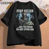 Mäns casual skjortor roliga skelett t-shirt bomull t-shirts casual short sle man kläder tryckt skalle grafik t skjortor överdimensionerade herrkläderc24315