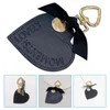 Keychains Heart Pendant Key Ring Dekorativ form Ryggsäck Nyckelring