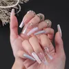 New Wearable Nail Rings Press on Elegant Rhinestone Alloy Nail Rings Adjustable Perfect Gift Manicure Nail Art Beauty nail extensions