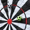 En gros de 5mh (16,5 pieds) avec 6 balles de porte gratuite Ship Giant Giant Flord Soccer Dart, Football Football Football Football Football Board Farboard pour les jeux pour enfants