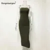 Grundläggande casual klänningar bangniweigou sexig off axelrör klänning sommar kvinnor svart vit grundläggande bodycon sundress stropplös stretchig bandage robe femmec24315