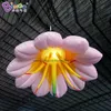 Vente en gros 4md (13,2 pieds) avec ventes à chaud à chaud fleurs de lys gonflables décoratifs avec des lumières Toys Sports Inflation plantes artificielles pour la décoration des événements de festival