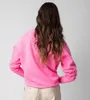 Ny produkt Zadig Voltaire 24SS Designer Cotton Sweatshirt Classic Hot Letter Print Fleece Women Casual mångsidig rund hals Löst tröja trendiga toppar ZV