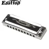 Инструменты Easttop Diatonic 10 Hole T006 Губная гармошка Медная расческа Трости Ротовая губка Ключ C Блюзовая арфа Музыкальные инструменты East top Professional