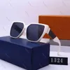 Diseñador Lvse Gafas de sol para mujer Lujo Louisely Vuttionly Gafas de sol Ciclo de moda Deportes Polarizar Gafas de sol Hombres Vintage Beach Festival Gafas de sol cuadradas 376