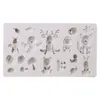 1PC Forest Animal Silicone Mold Sugarcraft Fondant Mould Cake Decorating Tools Chocolate Mold Decorating Fondant Sugar Cake Tool T285n