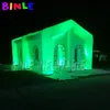 10mLx8mWx4mH (33x26x13,2 pés) Barraca inflável para festa ao ar livre com luzes LED grande gazebo publicitário para eventos comerciais, casamento e exposição