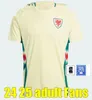 23-24-25 Wales-Fußballtrikots JAMES BALE Walisische Fußballtrikots JOHNSON N.WILLIAMS RODON T.ROBERTS CABANGO LEVITT MOORE THOMAS Herren-Kindertrikot-Trikot