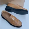 Casual Shoes Portuguese Niche Rhombic Leather Slip On Loafers Flat Heels Womens