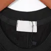 Tasarımcı Jumper M Sweatshirt Terry Pamuk İşlemeli Yama Önde% 100 Pamuklu Uzun Kollu Yuvarlak Boyun Kazak Erkek Kadın Kıyafetler