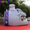 Durable oxford 5mLx4.5mWx4mH (16.5x15x13.2ft) advertising mascot inflatable bulldog tunnel entrance for football sports event