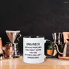 Canecas Engraçado Caneca de Café Engenheiro Resolvendo Problemas 11 Oz Cerâmica Home Office Chá Copo de Água Presente para Novidade Aniversário